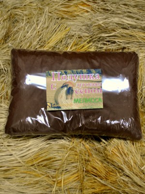 Подушка из лугового сена с мелиссой